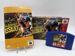 WCW Backstage Assault N64 Nintendo 64 komplett in OVP Videospiel funktionstüchtig - Bild 1 von 22