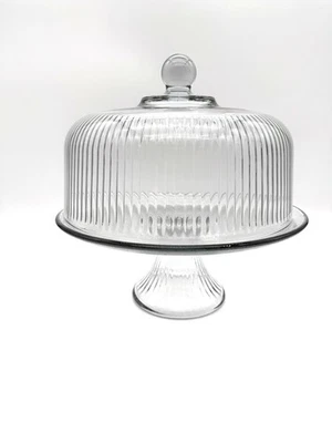 Juego de tazones/pastel Monaco Dome de ANCHOR HOCKING CO. Con caja original Foto 1 de 4