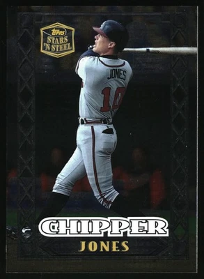 1998 Topps Stars 'n Steel - Chipper Jones #3 - Image 1 of 2