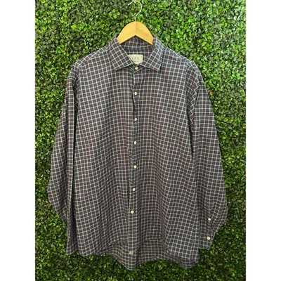 Camisa de vestir a cuadros para hombre Ledbury 17,5  Foto 1 de 4