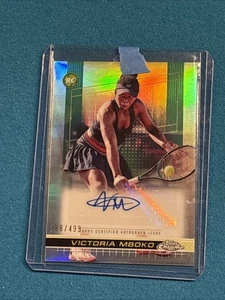 2024 TOPPS CHROME VICTORIA MBOKO AUTOGRAPH ROOKIE CARD /499! 🔥🔥INVEST NOW! - Picture 1 of 2