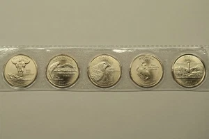2007 D Satin BU State Quarters, Mint Set Packaging, 5 Coin Lot - Picture 1 of 2