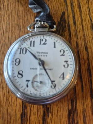 Westclox Scotty Pocket Watch Open-Face Vintage Hand-winding Antique USA - Image 1 of 2