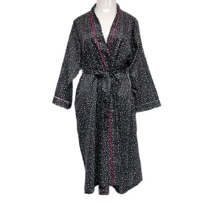 Accappatoio con cintura vintage Etage by Brandywire donna cuore stella mezzaluna - Foto 1 di 11