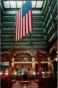 Continental Postcard Colorado CO Denver, Brown Palace Hotel Interior CE7 - Picture 1 of 2