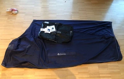 BUCAS Competition Cooler 145cm Blau Abschwitzdecke Fliegendecke Transportdecke - Bild 1 von 4