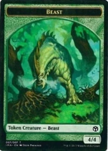 Beast Token (007) Light Play, English Magic the Gathering MTG Iconic Masters - Image 1 of 1