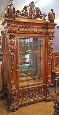 Gabinete de China Curiosidades Figura Atlas Renacimiento Renacimiento Siglo XIX Foto 1 de 4