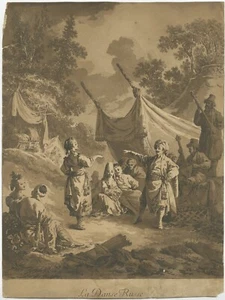 Antique Print of the Russian Dance - Picture 1 of 1