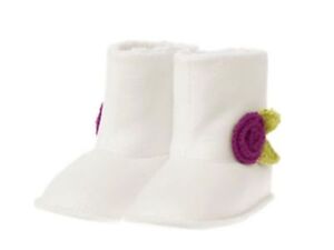 NWT Gymboree Loveable Lamb White Crib Boots Booties Shoes Baby Girl 2,3