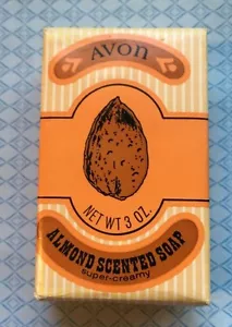 Vintage Avon Almond Scented 3oz Bar Soap BXC - Picture 1 of 8