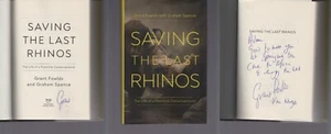 Saving the Last Rhinos / SIGNED / Grant Fowlds / Hardcover 2020 - Picture 1 of 6