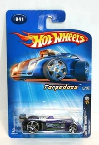 2005 Hot Wheels First Editions Torpedoes Tor-Speedo Purple 1/64 - Picture 1 of 4