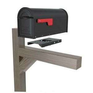 Architectural for Mail box - Mailbox 4" x 4" Post Adapter - Black 