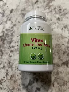 Purely Holistic Vitex Chaste Tree Berry 650 mg 120 capsules Exp 1/26 - Picture 1 of 3