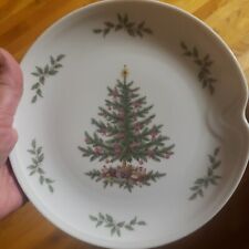 Kaiser - Vintage Christmas Tree Salad or Dessert Plate - Germany - 7.75 In