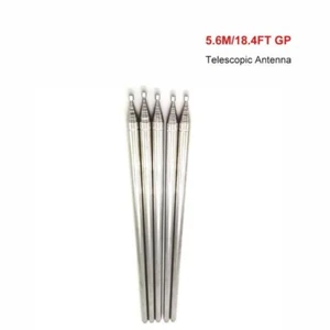 Antenne télescopique GP 5,6 M/18,4 PI pour utilisateurs de radio amateur antenne à ondes courtes à faire soi-même 1 pièce - Photo 1/4