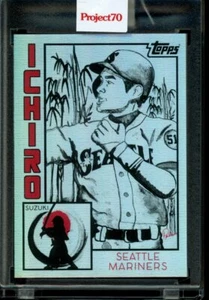 2021 Topps Project 70 Card #784 Ichiro Suzuki Brittney Palmer Rainbow Foil /70 - Picture 1 of 2