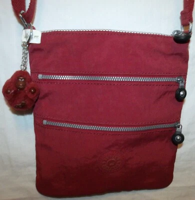 KiPLiNG Keiko Crossbody Bag funky red monkey keychain small purse travel - Image 1 of 4