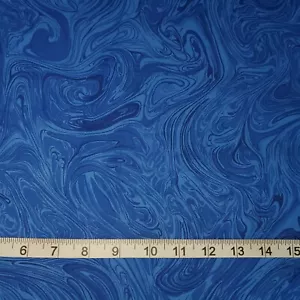 Tela de mármol azul oscuro FQ HY BTY colchas calidad algodón mármol - Imagen 1 de 2