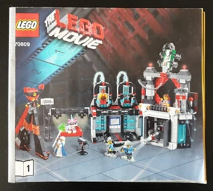 LEGO The LEGO Movie Manual 70809 Lord Business' Evil Lair Instructions only - Picture 1 of 4