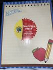 Computer Paper Stationary  - Apples And Pencils