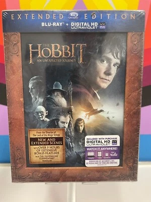 The Hobbit: an Unexpected Journey (Extended Edition) (Blu-ray, 2012)  NEW - Image 1 of 2