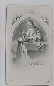 39270 Heilige Karte - Santino 0857 - Erinnerung an Erstkommunion - Palermo 1957 - Bild 1 von 4