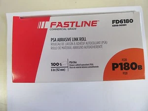 Fastline by Sherwin Williams Commercial 6" PSA Sanding Discs 180 Grit 100 Roll  - Picture 1 of 5