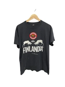 Vintage 80s Finlandia Vodka Sturgis Motorcycle Rally XL T-Shirt - Picture 1 of 3