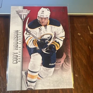 Cody Hodgson 2013-14 Panini Titanium Retail Red #16 Buffalo Sabres /199 - Picture 1 of 7