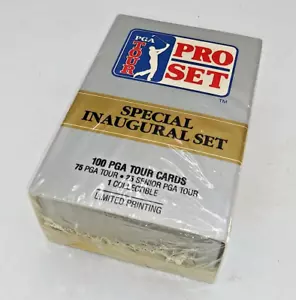 Juego Pro 1990 PGA TOUR Golf Completo 100 Cartas Especial Inauguración Sellado Set - LEER - Imagen 1 de 9