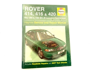 Rover 414,416& 420 1995 to 1998 Petrol & Diesel Haynes Service and Repair Manual - Picture 1 of 2