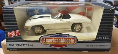 ERTL 1/18 CORVETTE L-88  1967 AMERICAN  RARO No BURAGO EAGLE'S RACE MIRA UT - Immagine 1 di 4