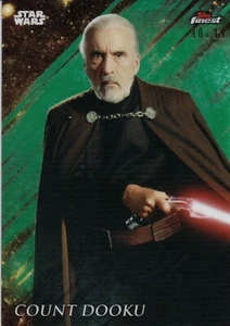 2018 Star Wars Finest, Count Dooku #27 Green Base Card Parallel #80/99 - Picture 1 of 2