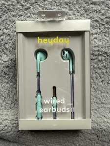 Auriculares con cable Heyday Artist Series con Al Dettmann - Enchufe de 3,5 mm - Verde azulado de resorte - Imagen 1 de 5