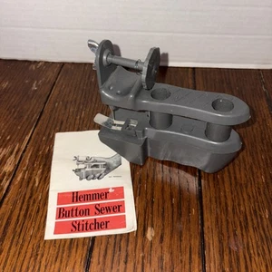 Vintage NK Morris Hemmer/Button Sewer/Stitcher With Directions - Picture 1 of 1