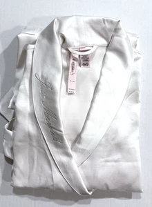 Bata de novia Victoria’s Secret para mujer talla M/L blanco coco lujo satinado larga - Imagen 1 de 9