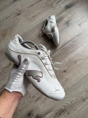 Puma Soleil Cat 2000's White/Purple Sneakers Speedcat Vibe Vintage Size 40,5 - Image 1 of 4