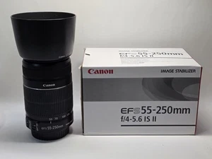Canon EF-S 55-250 mm F/4-5.6 IS II Objektiv für Canon EOS, mit Gewährleistung - Bild 1 von 9