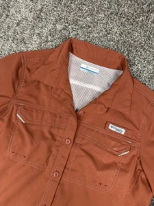 Columbia PFG Shirt Womens Small Long Sleeve Omni-Shade Fishing Hiking Outdoor - Picture 1 of 14
