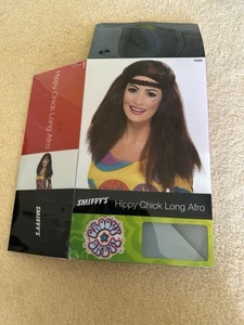 Smiffy’s 43232 Hippy Chick Long Afro Wig - Picture 1 of 4