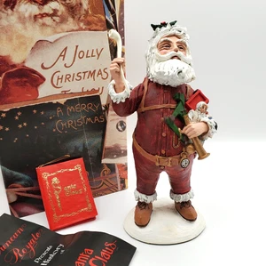 VTG 1983 1st Ed Duncan Royale History of Santa Claus “Nast" PIPE Box Book Papers - Picture 1 of 19