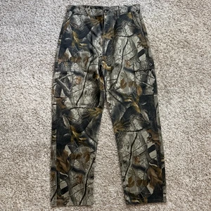 Pantalones cargo vintage Wrangler Real Tree Hardwoods camuflados talla 38x34 (VERDADEROS 36x32) - Imagen 1 de 11