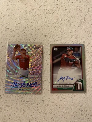 2017 PG Leaf Metal Alek Thomas /9 AUTO 2023 WBC Mexico Topps Diamondbacks AZ lot - Image 1 of 4