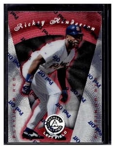 1997 Pinnacle Totally Certified Platinum Red Rickey Henderson #76 #1355/3999