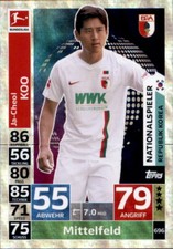 Topps Match Attax Extra 18/19 696 - Yes-Cheol Koo - National Player