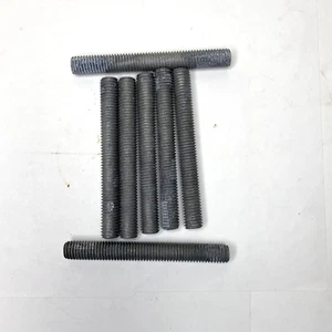 7 - Threaded Stud Bolt B18.2.1 ASTM A307 GR.B Hot Dipped Galv 1/2" x 4" Long - Picture 1 of 6