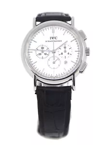 IWC Portofino Chronograph Stainless Steel Watch 3724 - Picture 1 of 5