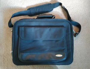 Grand étui sacoche pour ordinateur portable Belkin noir bandoulière occasion bon état - Photo 1/2